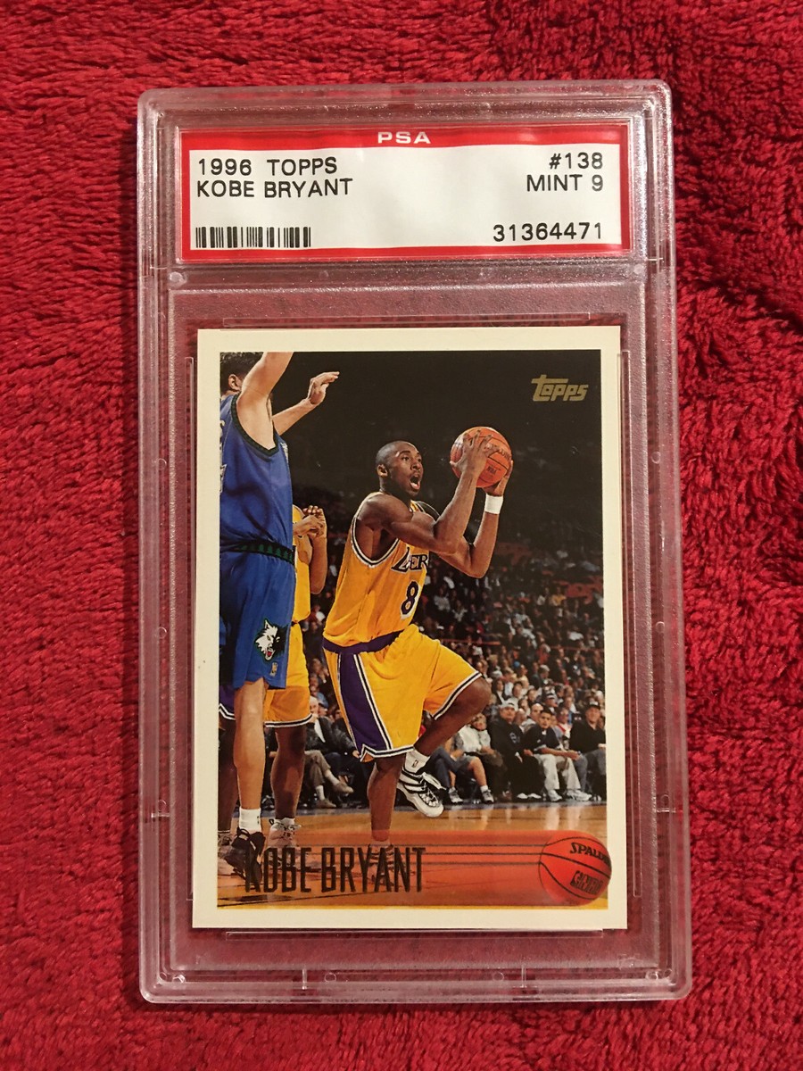 1996-97 Topps Basketball KOBE BRYANT Rookie RC #138 PSA 9