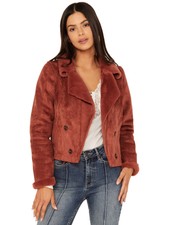Rock And Roll Denim Women's Faux Suede Jacket - Bw92c02091