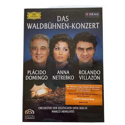 Das Waldbuhnen-Konzert Domingo/Netrebko/Villazon:The Berlin Concert [DVD] [2006]