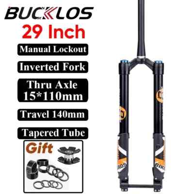26 27.5 29in MTB Bicycle Inverted Suspension Fork 140mm Thru Axle