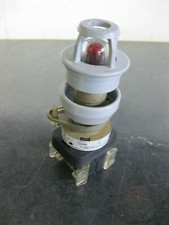 Allen Bradley 800H NEMA 7-9 Illuminated Red Push Button 3 pos push pull 120v