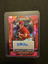 Griff McGarry #SIG-GM Cracked Pink Ice 2023 Panini Prizm Autographed. Philly