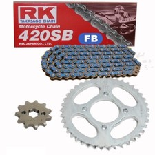Chain Set Yamaha FS 80 Se 81-84 Chain RK RC 420 Sb 112 Open Blue 15/41