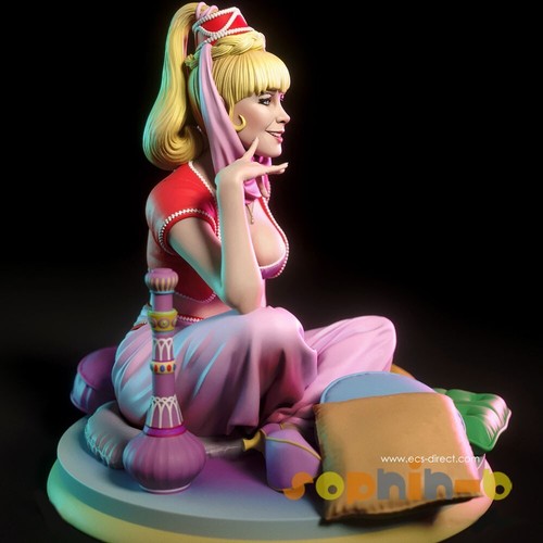 Dream of Jeannie NSFW Resin 1:4 Model Kit Unpainted 3d Print GK Statue Figure - Picture 5 of 11
