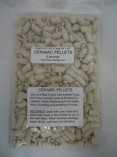 Ceramic Tumbling Media Rock Tumbler Lapidary Filler - Mixed - 2 Lb | eBay