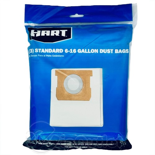 Brand New HART 616 Gallon Standard Vacuum Dry Dust Bags for ShopVac