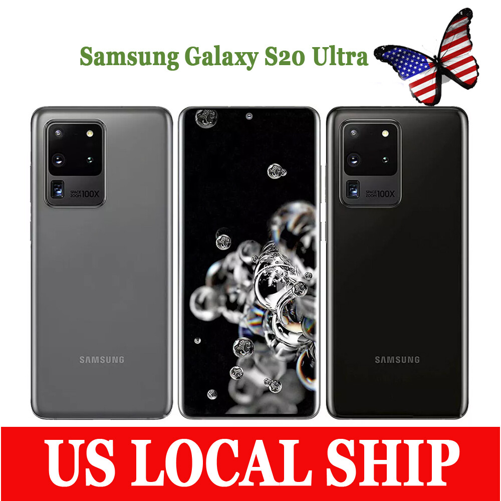 NEW-Sealed Samsung Galaxy S20 Ultra 5G G988U 128GB Unlocked GSM CDMA ALL CARRIER