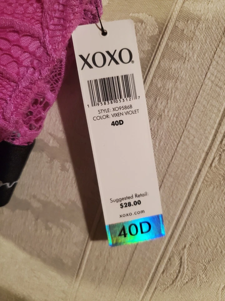 Sujetador 40D cobertura completa sexy diario de XOXO Intimates precio de venta sugerido por el fabricante: $28 Foto 4 de 4