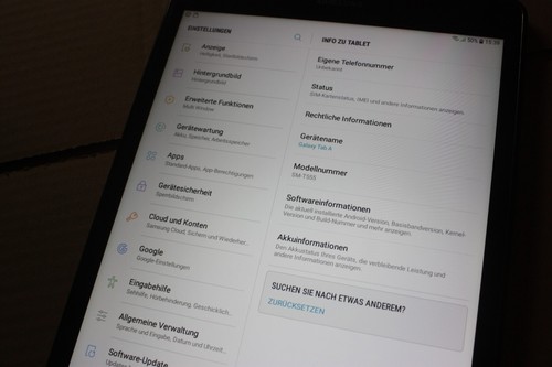 Samsung Galaxy Tab A T555 LTE 16GB weiss Android Tablet  GUT - Bild 8 von 17