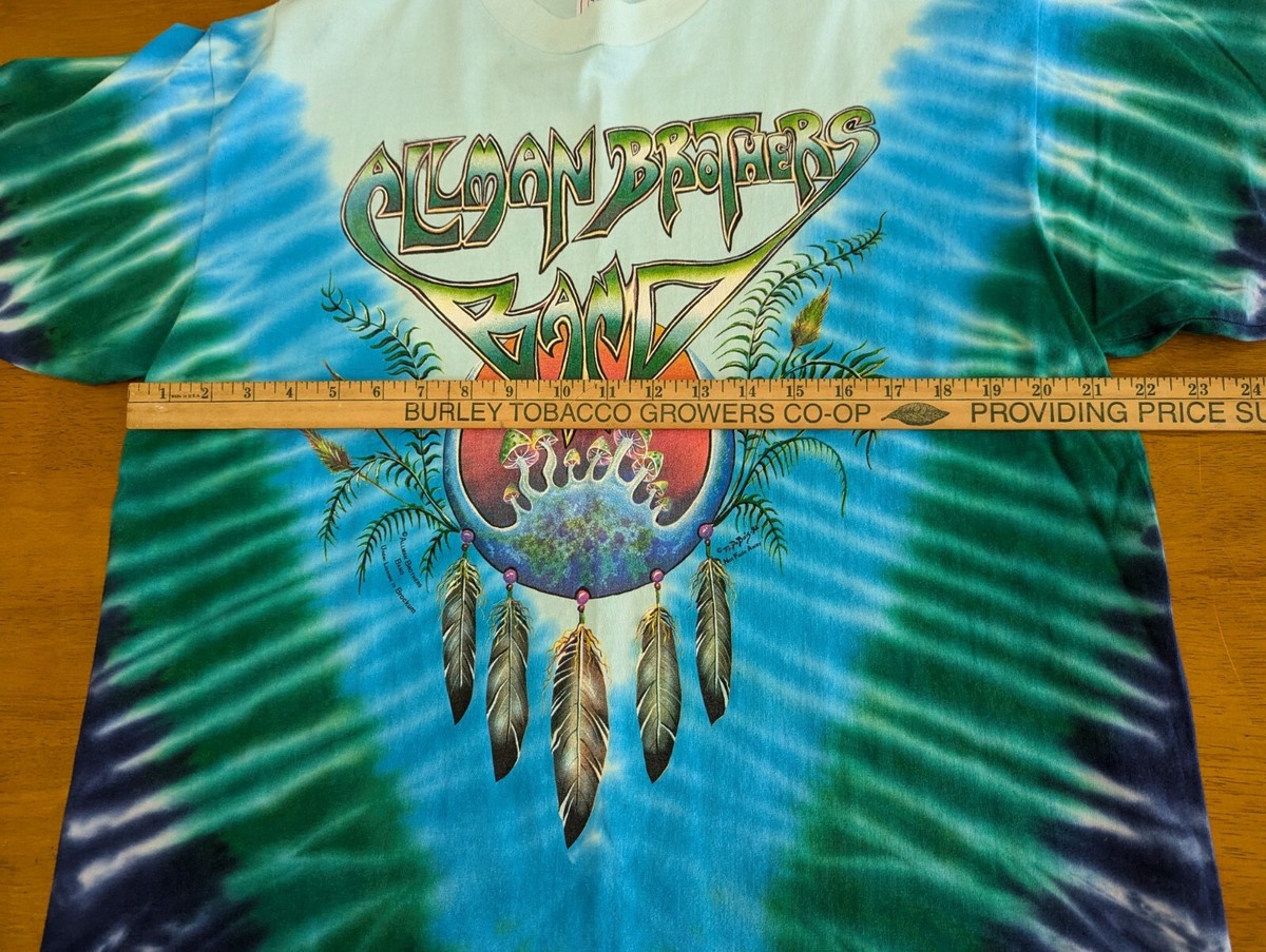 Allman Brothers 1992 Tour Tie-Dye T-Shirt Mens XL Vintage 90s