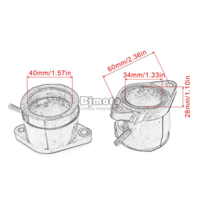 Carb Holder Intake Manifold Boots For Yamaha YZF600R Thundercat