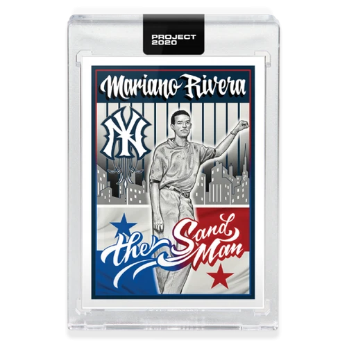 Topps PROJECT 2020 Card 131 - 1992 Mariano Rivera by Mister Cartoon