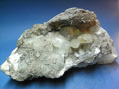 Sehr seltene 2-teilige Druse Calcit + Strontianit 20x12x9,5 cm , Phönix, Beckum
