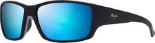 NEW Maui Jim LOCAL KINE Soft Black POLARIZED Blue Hawaii GLASS Sunglass B810-53B