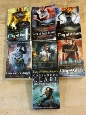 7 BEST-SELLING FANTASY NOVELS by CASSANDRA CLARE  ** FREE UK POST ** PAPERBACK