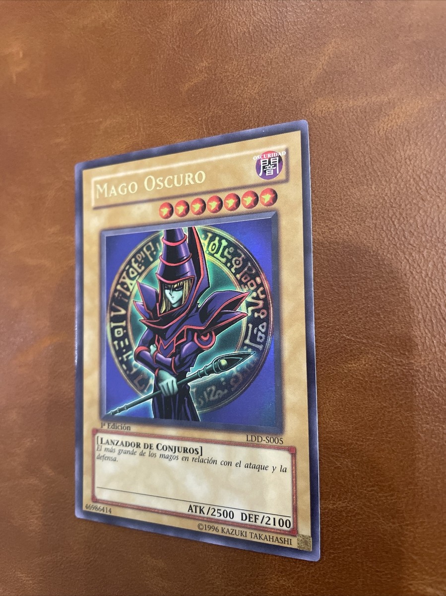 Yugioh Dark Magician Spanish (Mago Oscuro) LDD-S005 1st Yugioh Dark Magician Spanish (Mago Oscuro) LDD-S005 1st