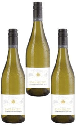 3x Achkarrer Sonnenzeit Sauvignon Blanc, Weissburgunder 12% -  0,75 L