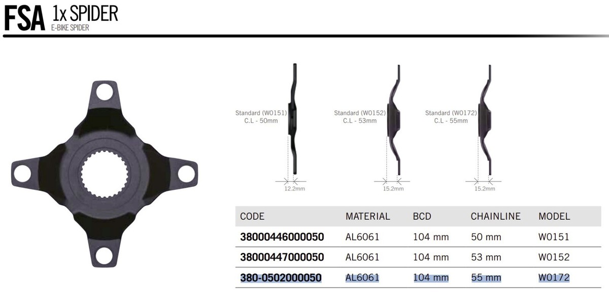 Couronne FSA Bosch E-Bike BCD 104 42 Dents – Acier Megatooth, 12V, Compatible SH12