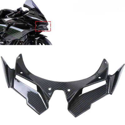 For Kawasaki Ninja ZX4R ZX4RR 2023 2024 Carbon Fiber Front Spoiler