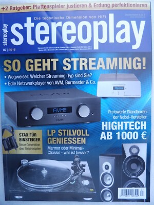 STEREOPLAY 7/16,TEAC TN 570,BEYERDYNAMIC T 5 P,STAX SR L500 PRO/SRM 353X,OPRA X5