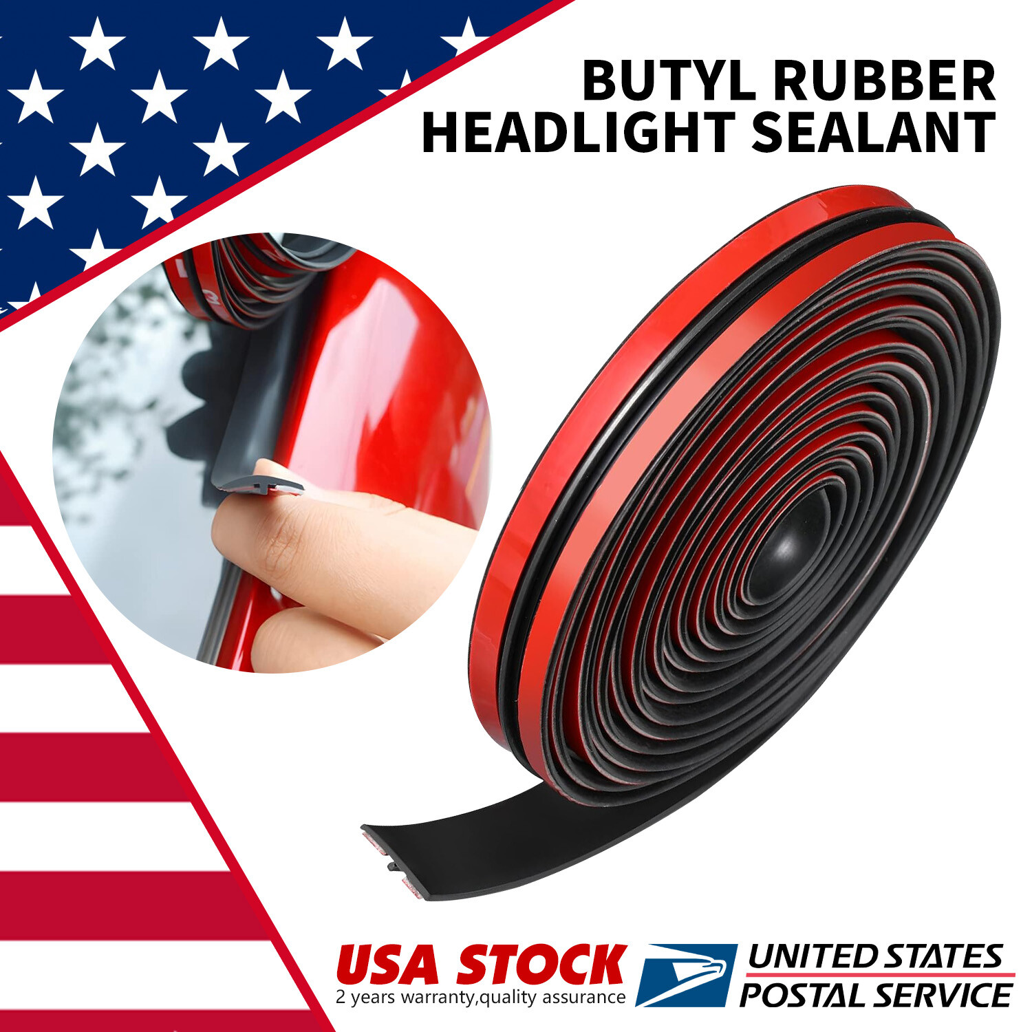 3M Rubber Seal Strip for Car Windshield Edge Trim Weather Protection Guard