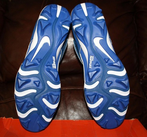 NEW BOX Nike Alpha Huarache Varsity Mid Keystone Baseball Cleats Blue Size 15 - Picture 8 of 11