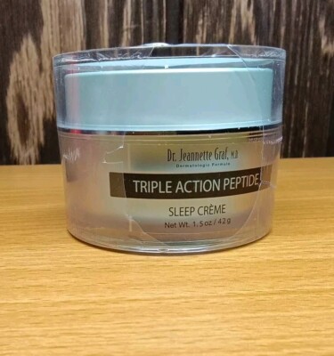 Dr. Jeannette Graf M.D. Triple Action Peptide Sleep Creme 1.5oz 42g