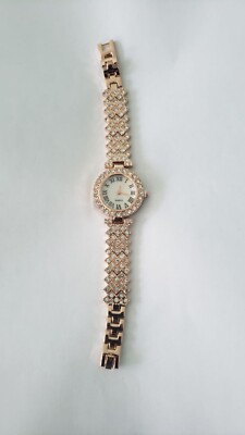 Royal crown crystal bracelet watch