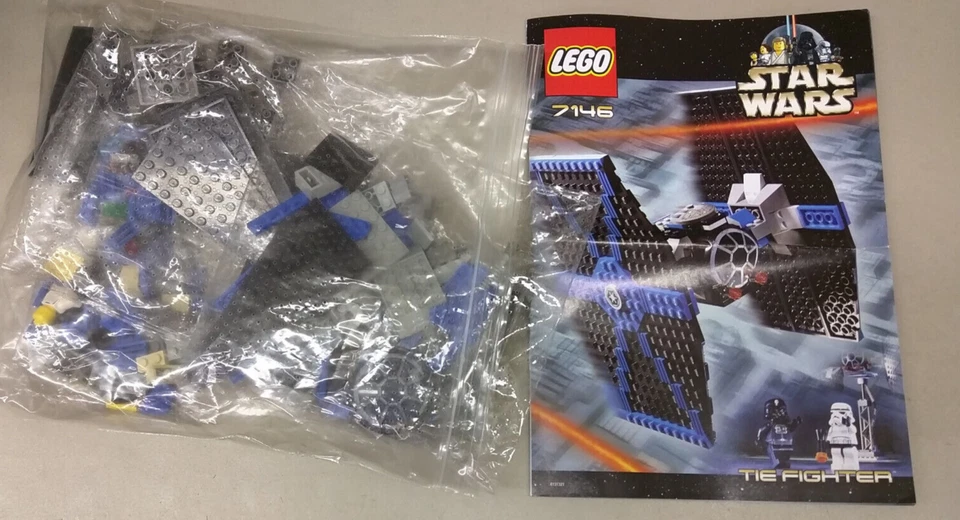 LEGO Star Wars 7146 TIE Fighter NEW! Pilot Stormtrooper Instructions No Box - Image 2 of 3