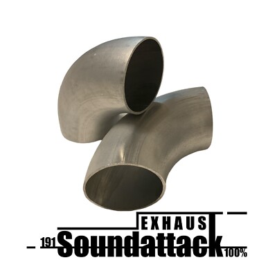 Aluminium Schweißbogen 90° 63,5mm 2,5'' Ladeluft Rohrbogen Turbo Audi VW BMW Alu