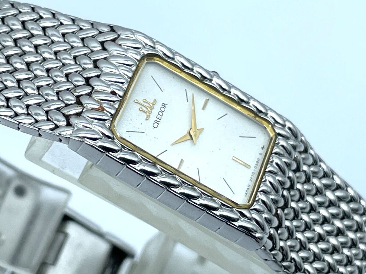 Vintage SEIKO Credor Integral Quartz Ladies Watch White Dial Vintage SEIKO Credor Integral Quartz Ladies Watch White Dial
