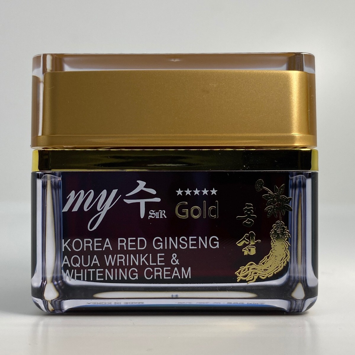 MY SU GOLD Korea Red Ginseng Aqua Wrinkle & Whitening Cream 50ml
