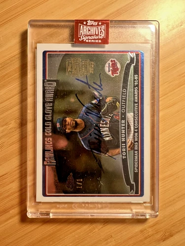 2023 Topps Archives Signature Series TORII HUNTER 1/1 AUTO MN Twins