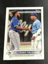 2022 Topps Series 1 Slugger Reunion VLADIMIR GUERRERO WANDER FRANCO RC #329