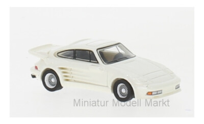 #87656 - BoS-Models Porsche 911 Turbo Gemballa Avalanche - weiss - 1986 - 1:87