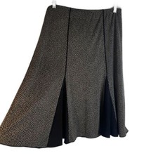 Max Studio VTG Aline Skirt Size Medium Twee Office Work Casual Lightweight