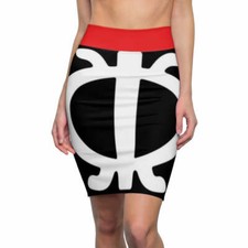 African Perseverance Symbol Midi Skirt - 29.99