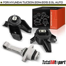3x Engine Motor & Transmission Mount for Hyundai Tucson 14-15 2.0L Auto Trans