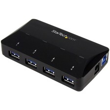 StarTech 4-Port USB 3.0 Hub Plus Dedicated Charging Port - 1 x 2.4A Port