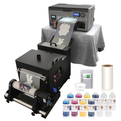 A3 XP600 DTF Printer with shaking powder Machine set T-Shirt Printing Machine