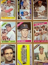 1966 Topps Baseball U Pick Build/Complete Set VG-EX HOFers Rookies