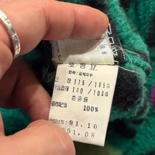 90s FILA Vintage Pattern Fleece Jacket - XL Size