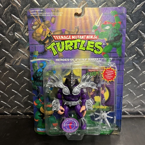 Vintage Teenage Mutant Ninja Turtles TMNT Playmates Super Shredder Turtle Figure