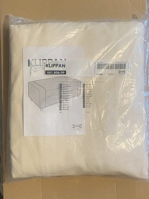 Véritable housse neuve Ikea KLIPPAN pour canapé 2 places, Alme Natural, 001.806.09 - Photo 1/4