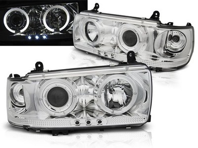 Headlights for Toyota Land Cruiser Fj 80 1990-1994 1995 1996 1997 VR-1587 Chrome