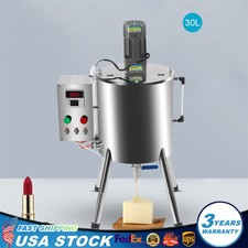 8 Gallon Heating Mixing Filling Machine 30L Stirring Tank Lipstick Paste Filler