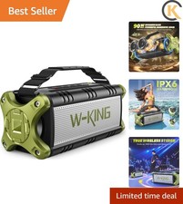Bluetooth Speaker, 90W Max Portable Loud Speakers Wireless, Waterproof Outdoo...