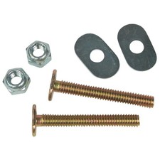 Do it Best 1/4 In. x 2-1/4 In. Brass Plated Steel Toilet Bolts 2 Pack SIM