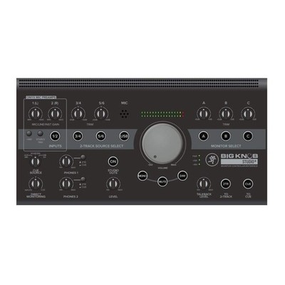Mackie Big Knob Studio+ Monitor Controller USB 2.0 Interface Schwarz NEU in OVP