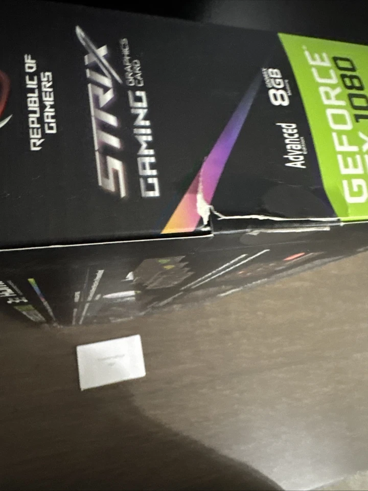 BOX ONLY, ASUS Geforce GTX 1080 Strix (NO GPU) - Image 4 of 4